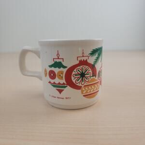 1977 Lilian Vernon Christmas Mug | Authentic Vintage Collectible